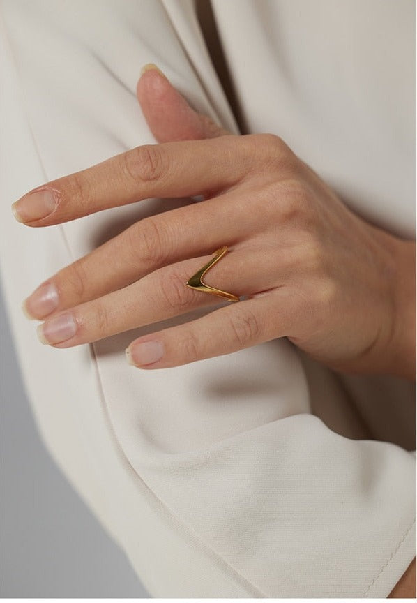 Wow Minimalist Ring - Silk Twigs