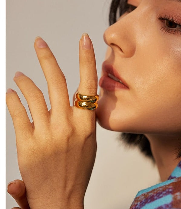 Layered Classic Ring - Silk Twigs