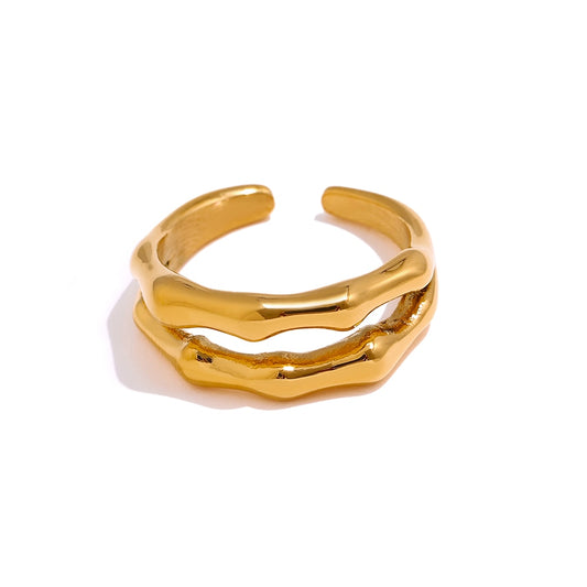 Texture Finger Rope Ring - Silk Twigs