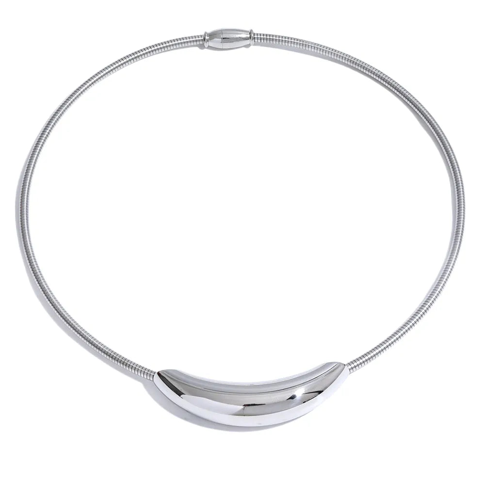 Moonbeam Choker Necklace - Silk Twigs