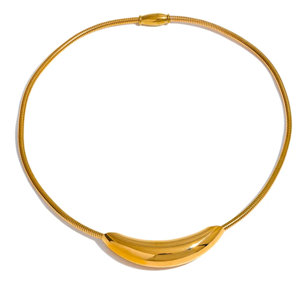 Moonbeam Choker Necklace - Silk Twigs