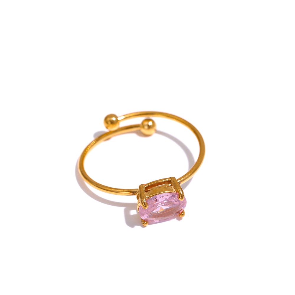 Brilliant Cubic Zirconia Ring - Silk Twigs