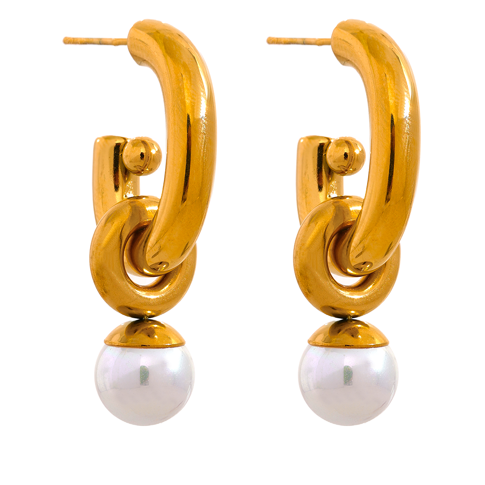 Timeless Pearl Drop Earrings - Silk Twigs